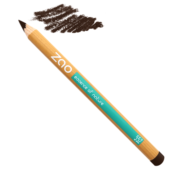 Crayon brun foncé naturel