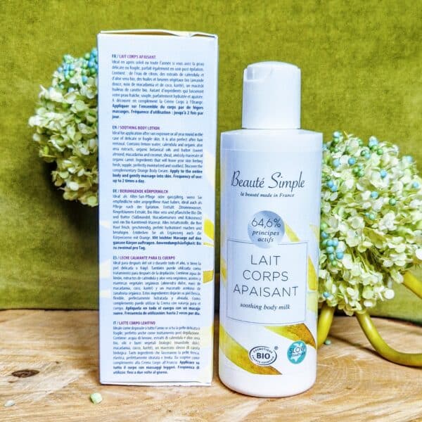 Lait corps apaisant : Beauté Simple – Image 3