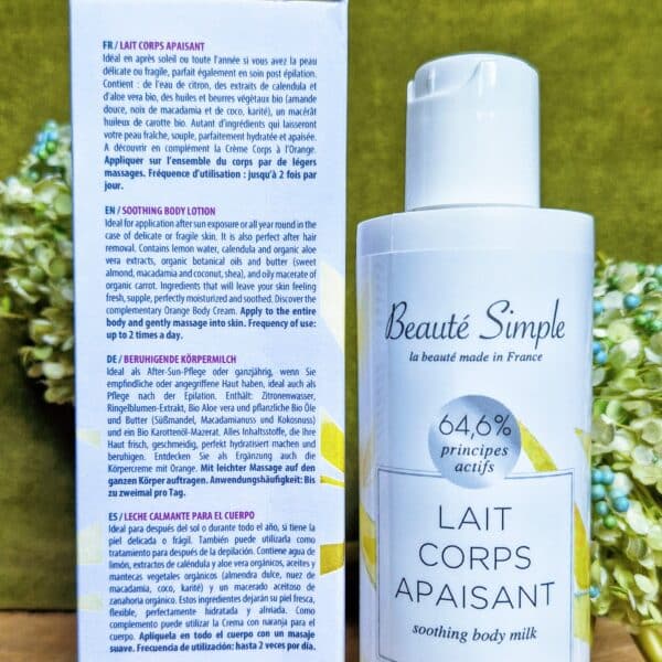 Lait corps apaisant : Beauté Simple – Image 6