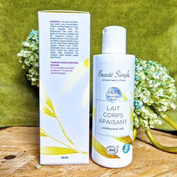 Lait corps apaisant : Beauté Simple – Image 4