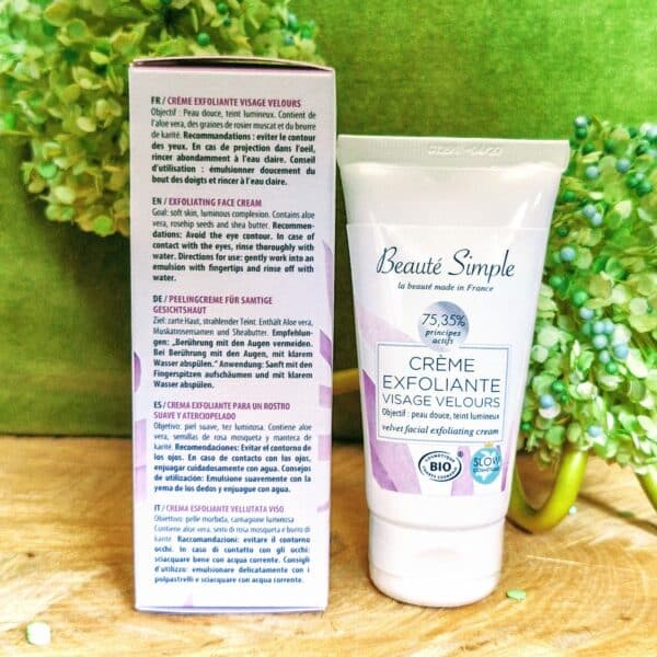 Crème exfoliante visage velours : Beauté Simple – Image 3