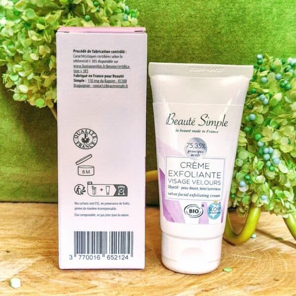 Crème exfoliante visage velours : Beauté Simple – Image 5