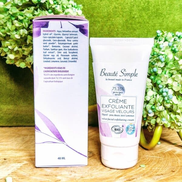 Crème exfoliante visage velours : Beauté Simple – Image 4