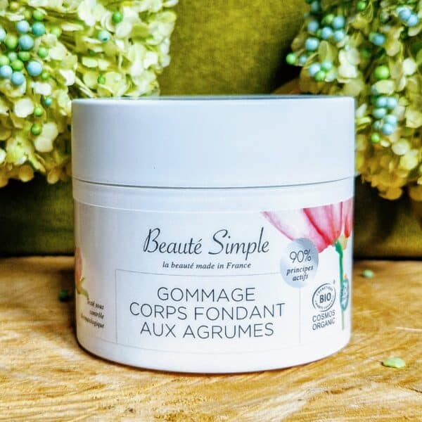 Gommage corps fondant aux agrumes : Beauté Simple