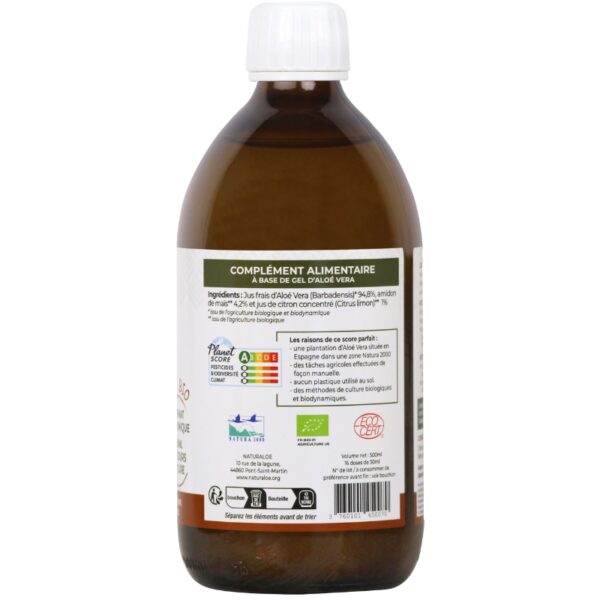 Gel frais d’aloé vera à boire : NaturAloé – Image 3