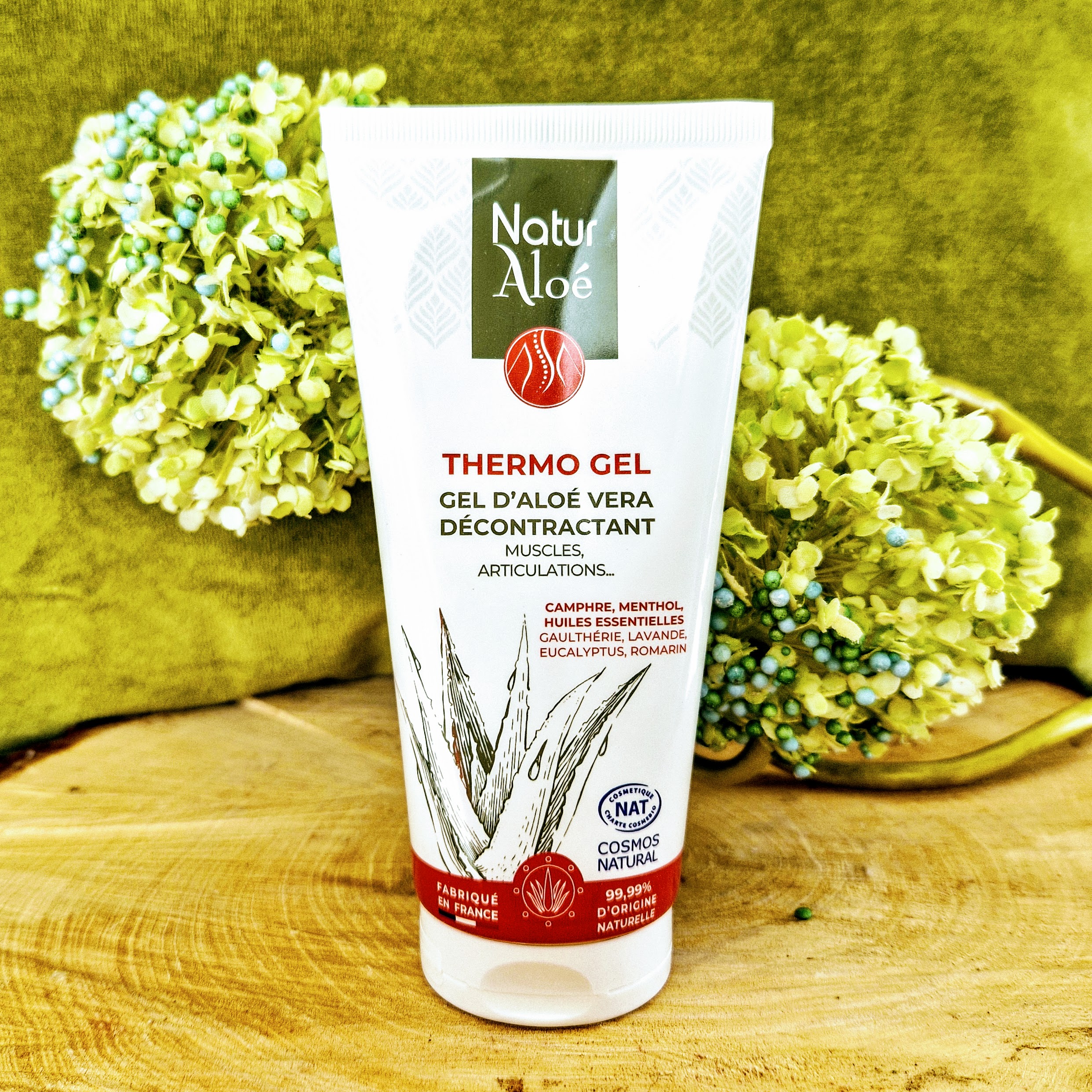 Thermo gel décongestionnant, jambes lourdes : NaturAloé