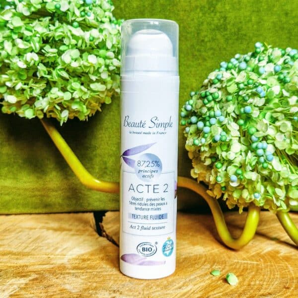 Crème anti-rides texture fluide 30 à 40 ans (Acte 2) : Beauté Simple