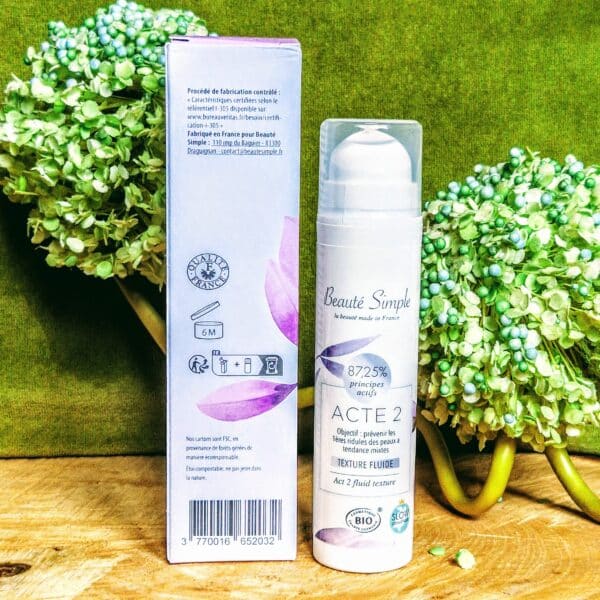 Crème anti-rides texture fluide 30 à 40 ans (Acte 2) : Beauté Simple – Image 5