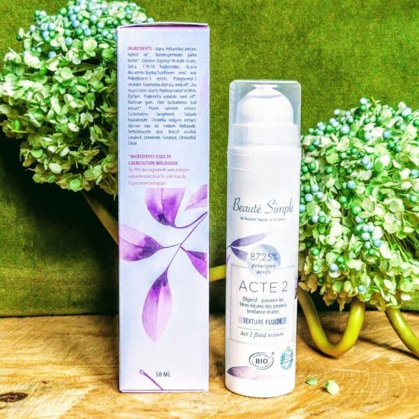 Crème anti-rides texture fluide 30 à 40 ans (Acte 2) : Beauté Simple – Image 4