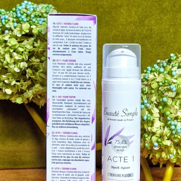 Crème fluide hydratante, 20 à 30 ans (Acte 1) : Beauté Simple – Image 6