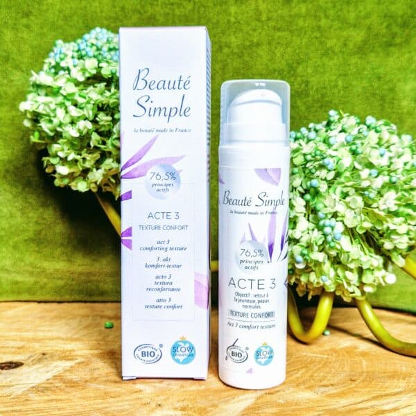 Crème anti-âge texture confort + 40 ans (Acte 3) : Beauté Simple – Image 2