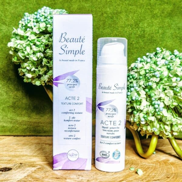 Crème anti-rides texture confort, 30 à 40 ans (Acte 2) : Beauté Simple – Image 2