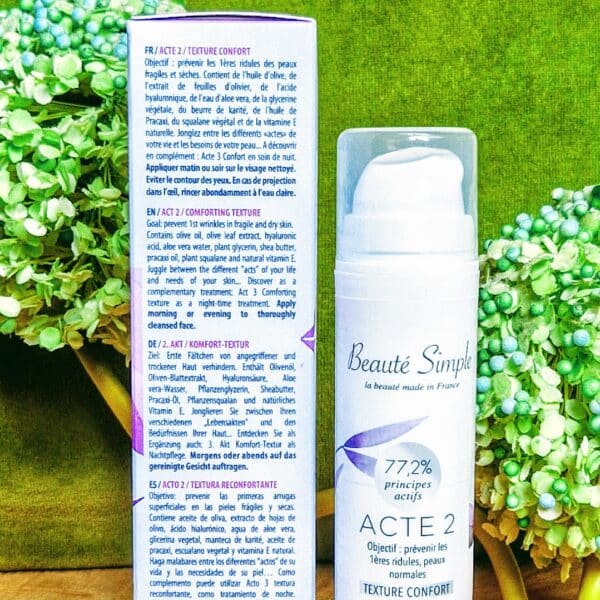 Crème anti-rides texture confort, 30 à 40 ans (Acte 2) : Beauté Simple – Image 6