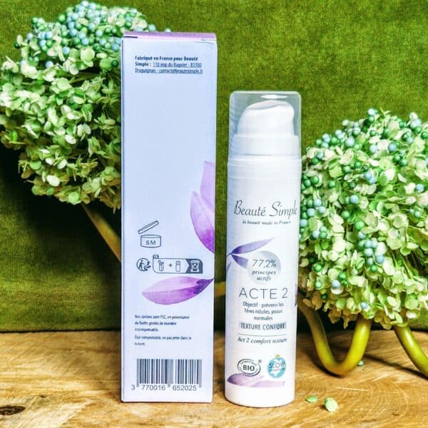 Crème anti-rides texture confort, 30 à 40 ans (Acte 2) : Beauté Simple – Image 5