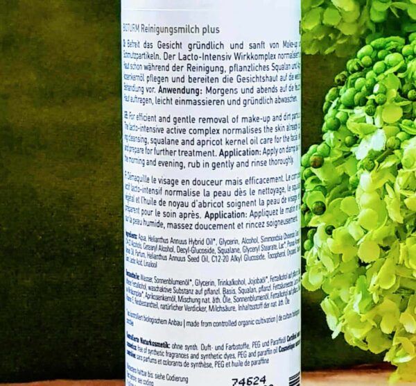 Lait démaquillant naturel complexe actif Bioturm