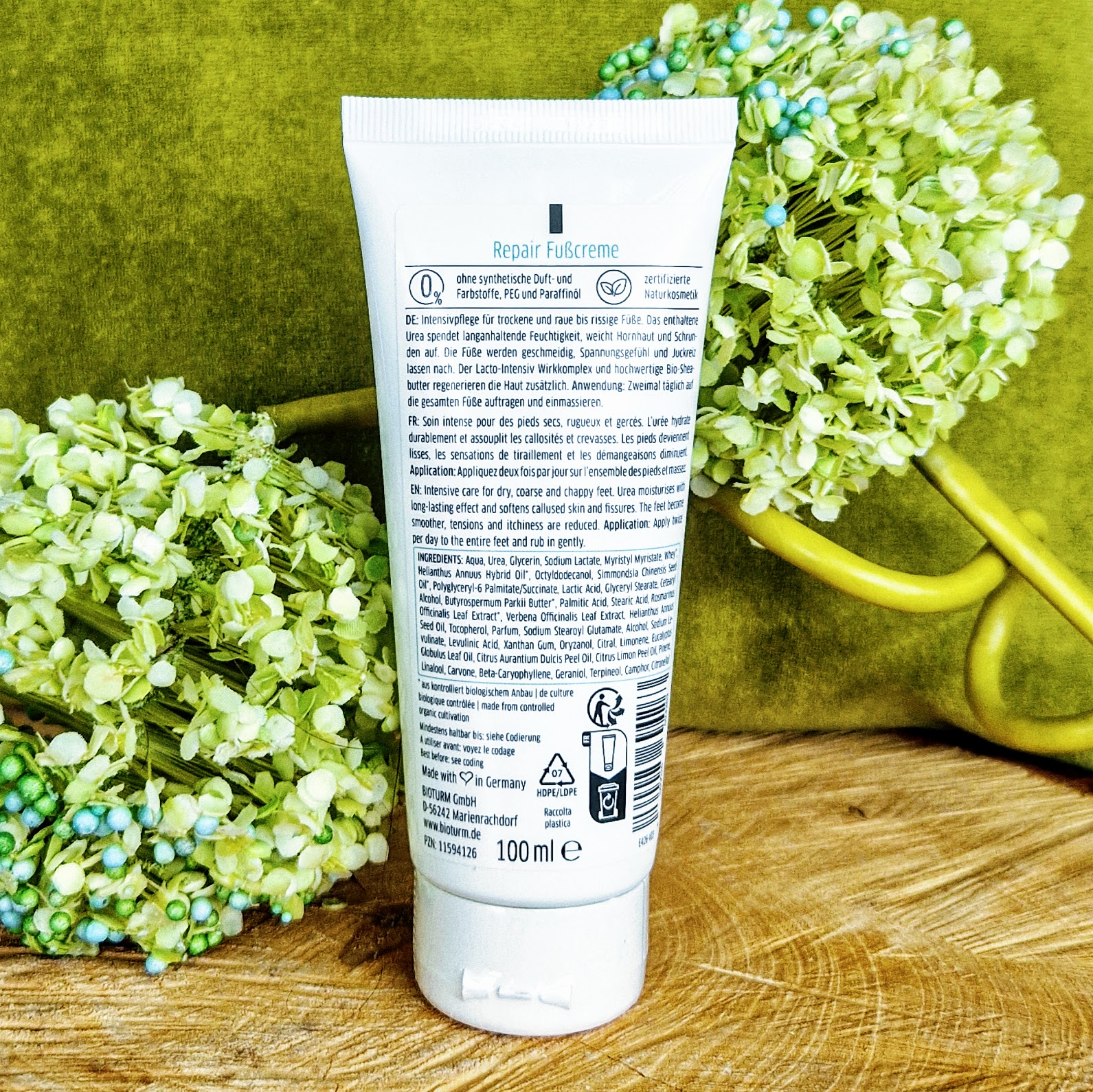 Crème pieds réparatrice 10% d'Urée : BIOTURM – Image 2