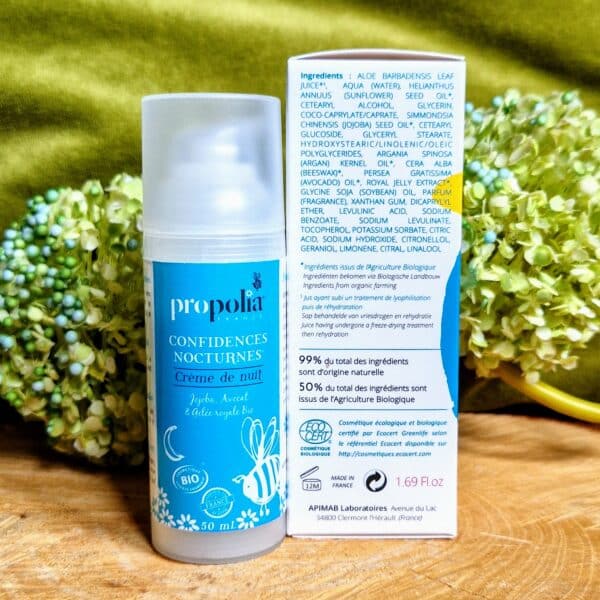 Crème de nuit antioxydante peau normale : Propolia – Image 5