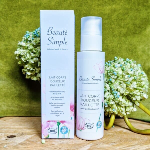 Lait corps douceur pailleté : Beauté Simple – Image 2