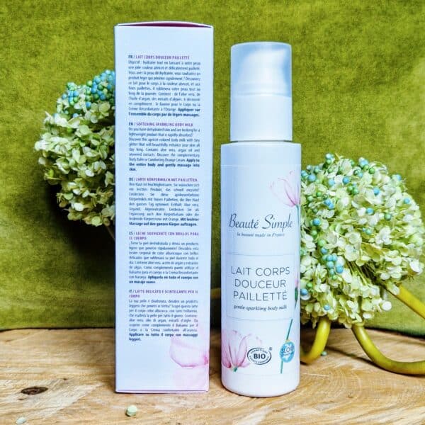 Lait corps douceur pailleté : Beauté Simple – Image 3