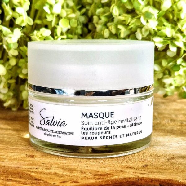 Masque soin anti-âge revitalisant peau mature