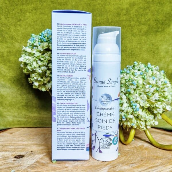 Crème protectrice et régénérante soin des pieds : Beauté Simple – Image 3