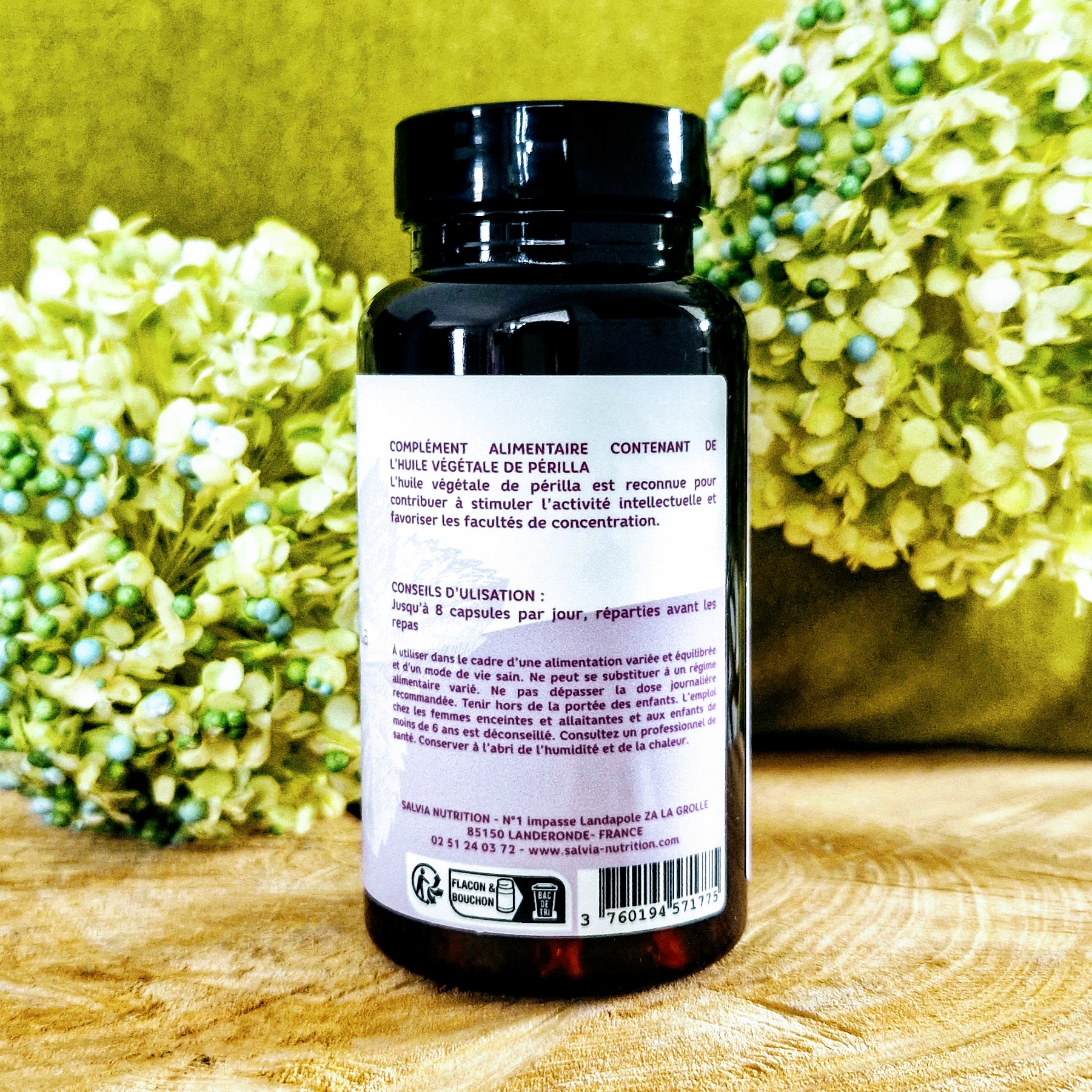 Huile complète de Périlla : Salvia Nutrition – Image 2