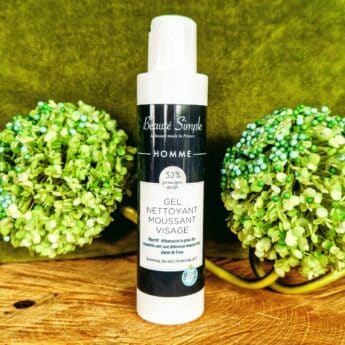 Gel nettoyant moussant visage homme : Beauté Simple