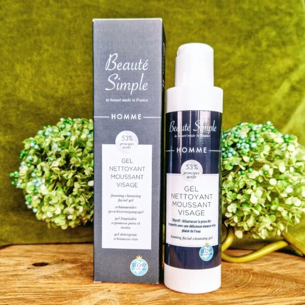 Gel nettoyant moussant visage homme : Beauté Simple – Image 3