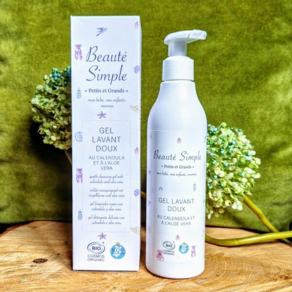 Gel lavant doux au calendula et à l'aloé vera "Petits et Grands" : Beauté Simple – Image 2