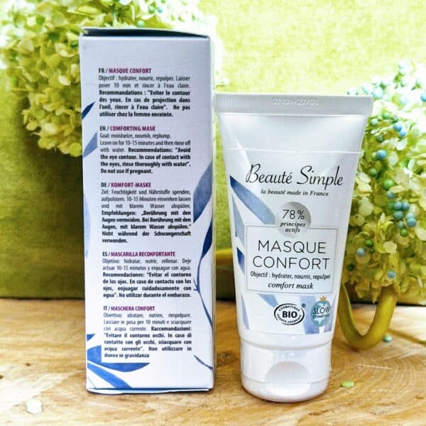 Masque visage confort éclat du teint : Beauté Simple – Image 3