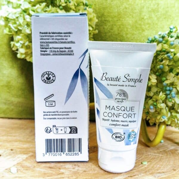 Masque visage confort éclat du teint : Beauté Simple – Image 5