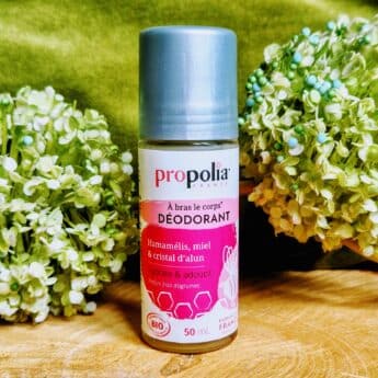 Déodorant bille bio - Miel, Hamamélis & Cristal d'alun : Propolia