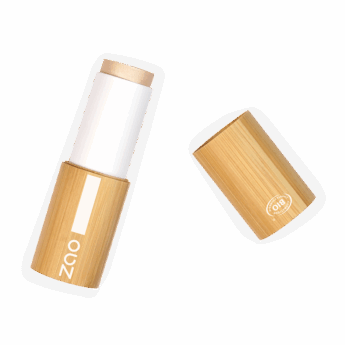 Highlighter stick concentrée en nacres bio et naturel