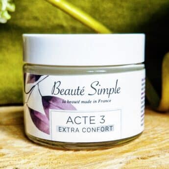 Crème Acte 3 texture extra confort : Beauté Simple