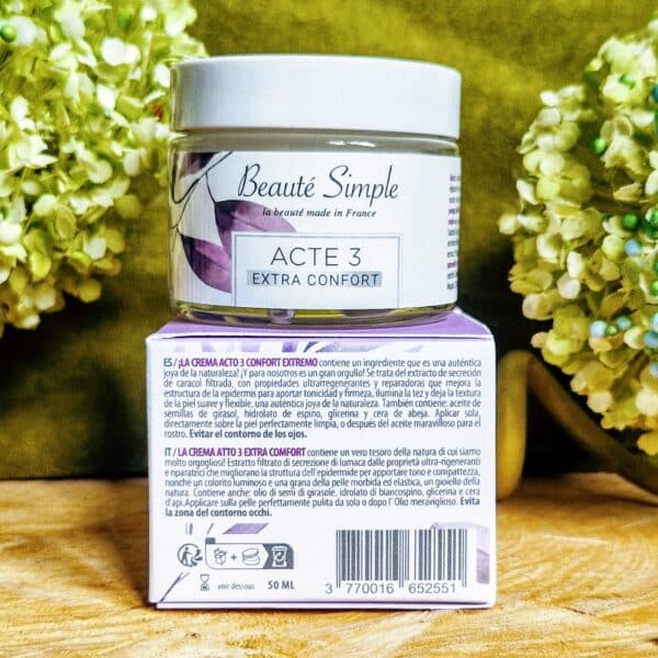 Crème Acte 3 texture extra confort : Beauté Simple – Image 5