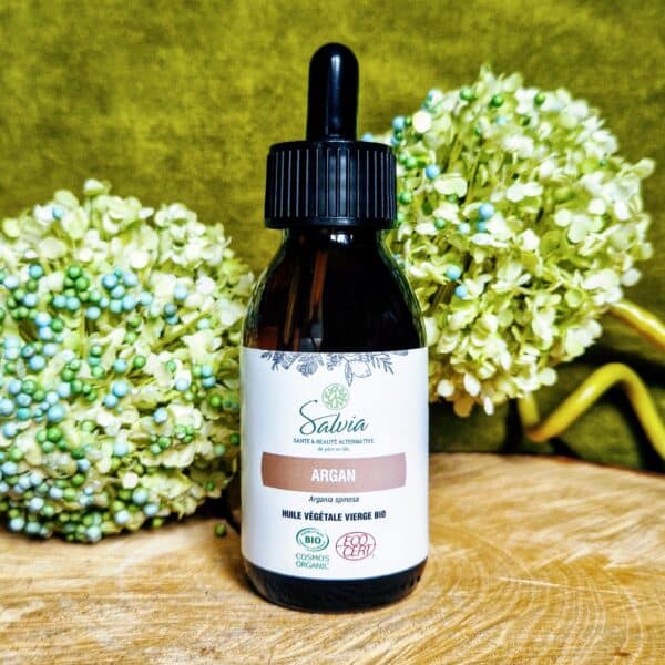 Huile végétale d'Argan Bio : Salvia Nutrition
