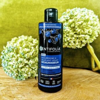 Shampooing et Démêlant violet déjaunisseur : Centifolia