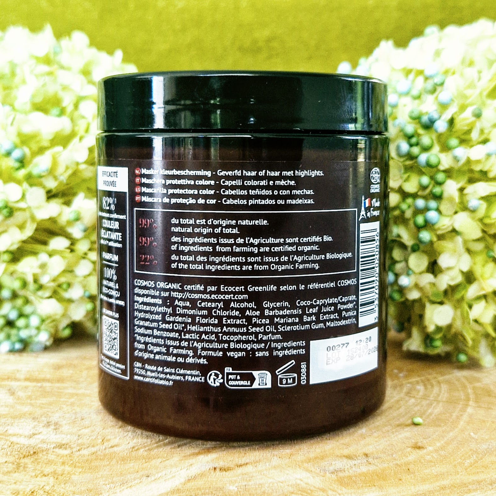 Masque protecteur couleur prolongée : Centifolia – Image 3